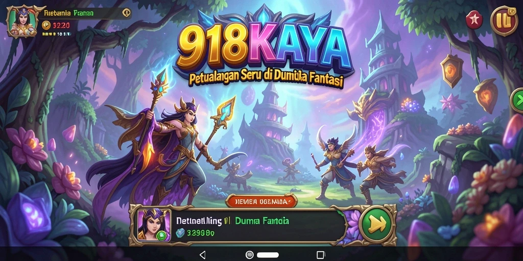 Tampilan gameplay 918KAYA dalam petualangan yang mendebarkan.