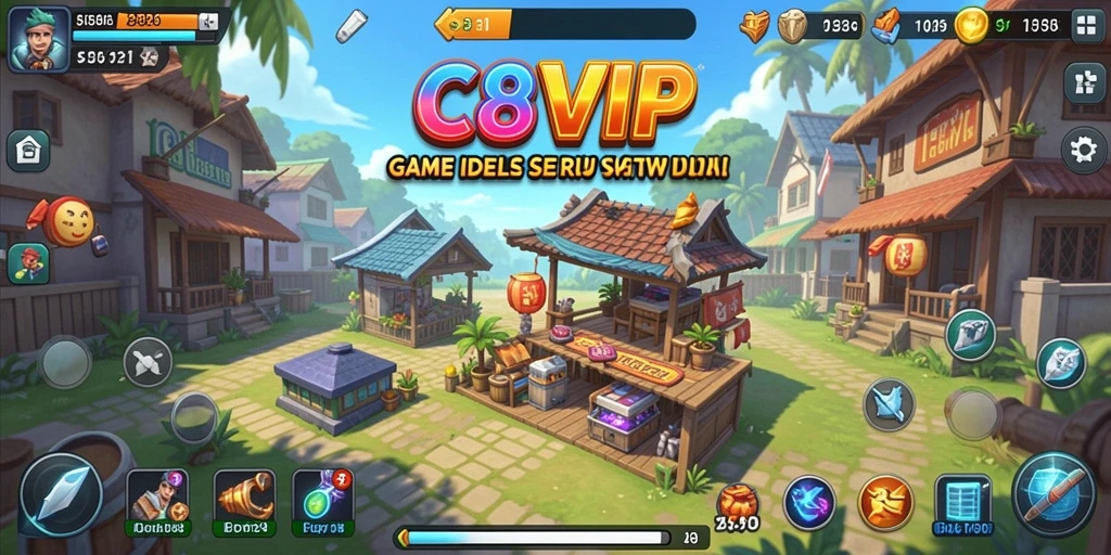 Tampilan gameplay C8VIP yang menarik dan interaktif.