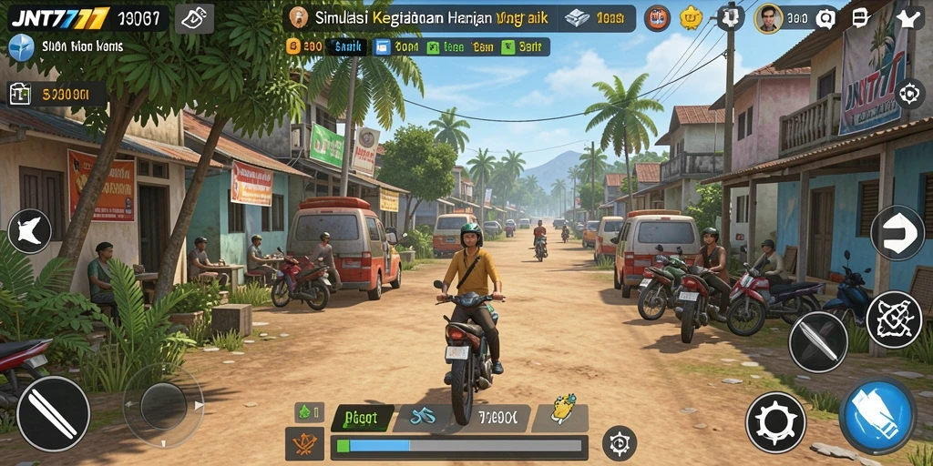 Tampilan gameplay JNT777 yang menarik dan interaktif.