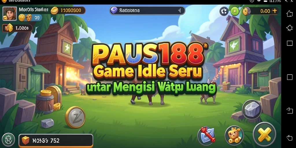 Tangkapan layar gameplay PAUS188 yang menunjukkan mekanisme Idle yang menarik.