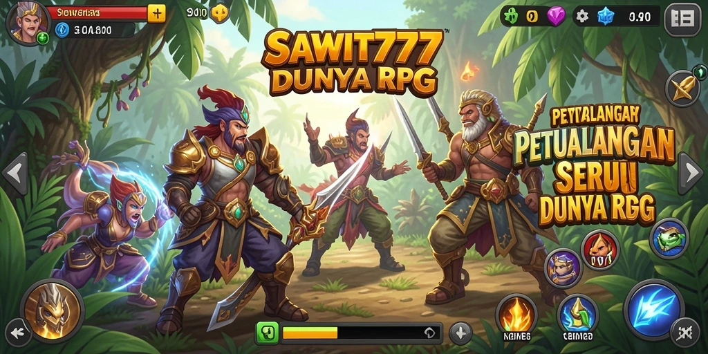 Tangkapan layar menarik dari gameplay RPG SAWIT777.